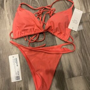 Coral Bikini Set